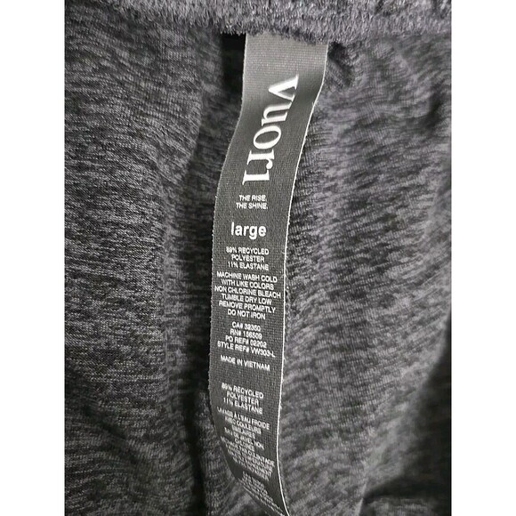 Vuori Performance Jogger DreamKnit Sweatpants Heather Charcoal Gray Women’s Sz L - Picture 4 of 7